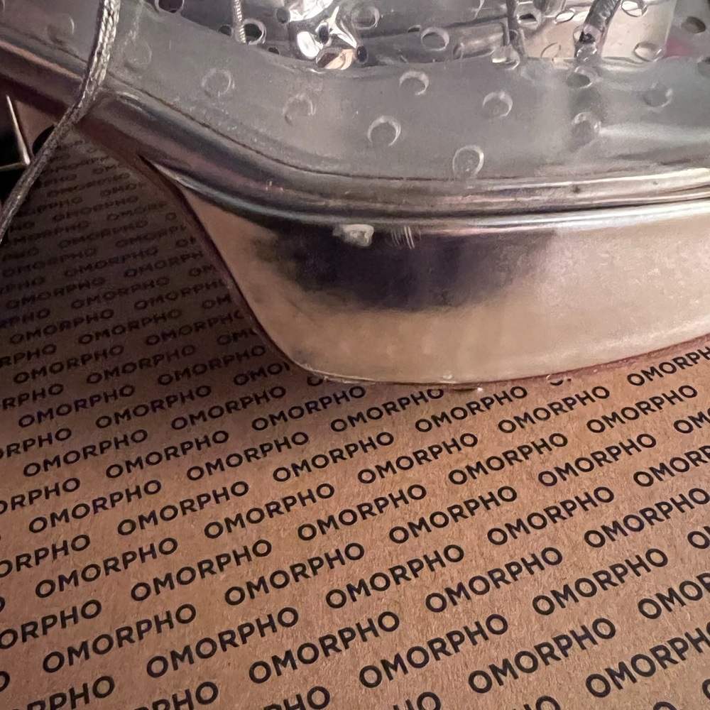 Chanel silver lace up shoes - Picture 6 of 13